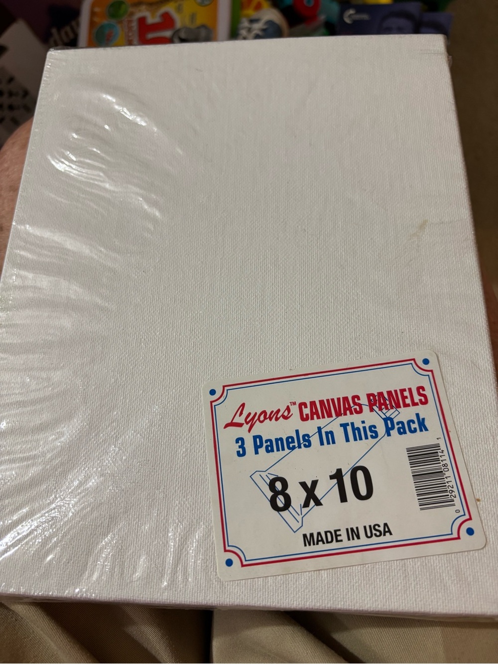 3 pack Lyons Canvas panels 8“ x 10“